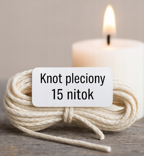 Knot bawełniany 15 nitek, 10 m