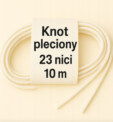 Knot bawełniany 23 nitek, 10 m