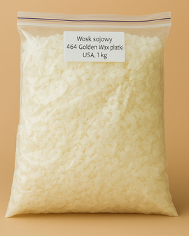 Wosk sojowy 464 Golden Wax płatki, USA, 1 kg