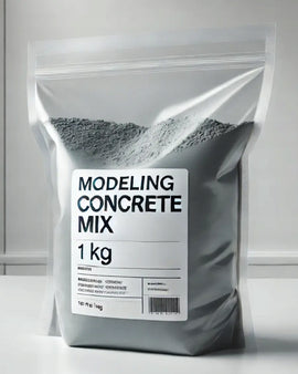 Gotowa szara mieszanka betonowa do modelowania, 1 kg