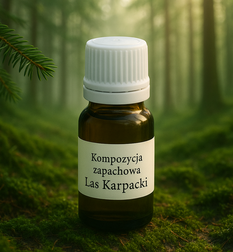 Kompozycja zapachowa do świec Las Karpacki, 10 ml