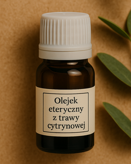 Olejek eteryczny z trawy cytrynowej, 10 ml