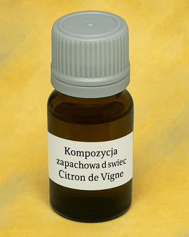 Kompozycja zapachowa do świec Citron de vigne, 10 ml