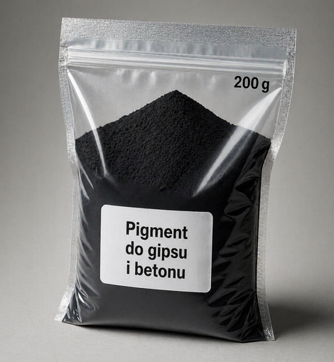 Pigment do gipsu „DARK (czarny)”, 200 g