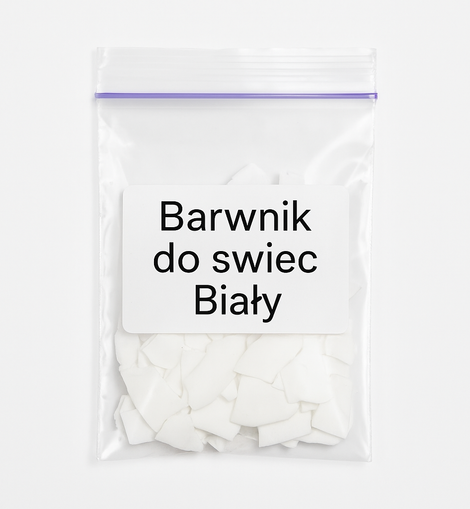 Skoncentrowany barwnik do świec Biały, 10 g