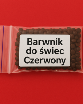 Barwnik do świec Czerwony, 10g
