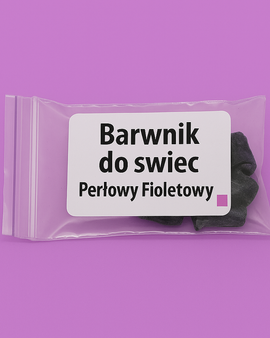 Barwnik do świec Perłowy Fioletowy, 10g