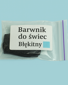 Barwnik do świec Błękitny Milky Blue, 10 g