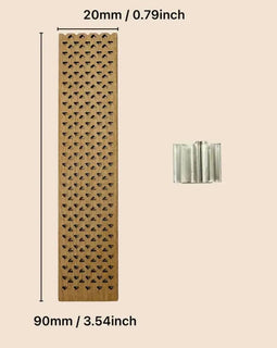 Knot drewniany z efektem trzaskania 20×90 mm, 1 szt.