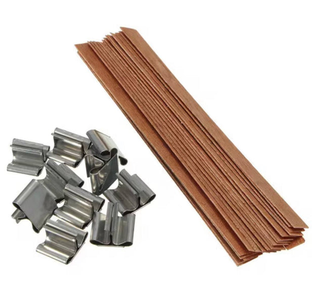 Knot drewniany z uchwytem metalowym 130 × 13 mm