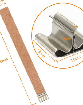 Knot drewniany z uchwytem metalowym 130 × 13 mm