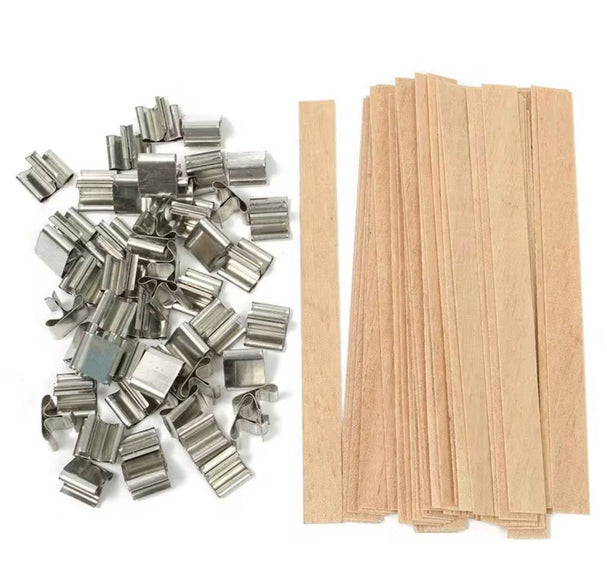 Knot drewniany z uchwytem metalowym 130 × 13 mm