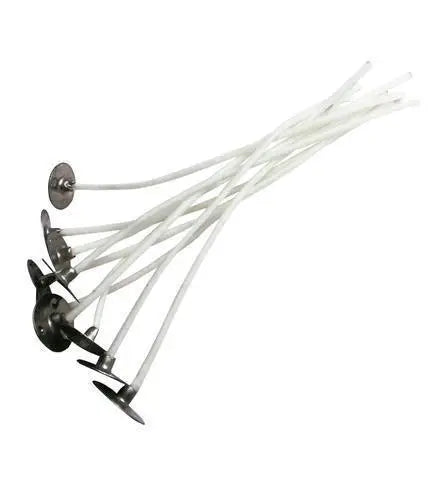 Knot bawełniany z blaszką – 10 cm , 10 szt.